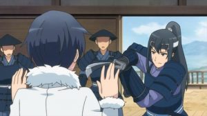 Isekai wa Smartphone to Tomo ni Episodio 9